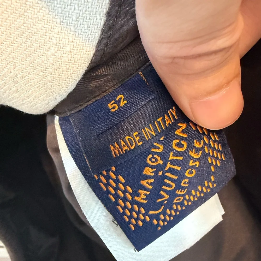 Louis Vuitton Cream and Black Bomber Jacket - Picture 6 of 8